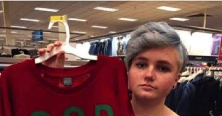 Woman calls sweater at Target ‘deeply offensive’ and Target responds: get over it